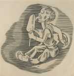 Drawing By Dudley Vaill Talcott: How Long Will It Last At Childs Gallery