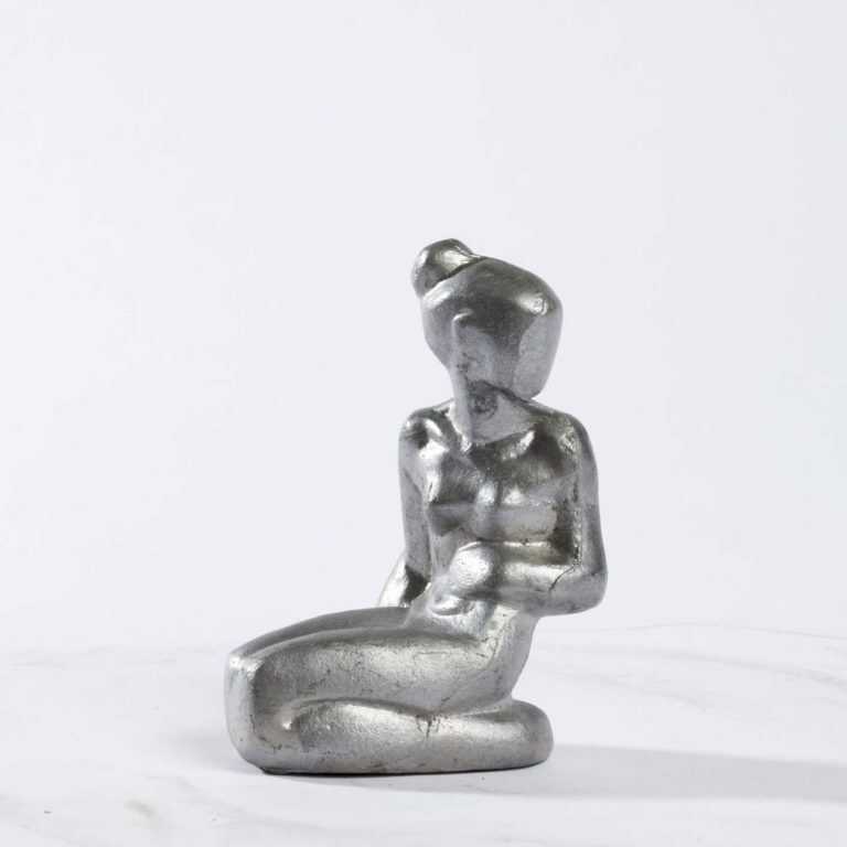 Sculpture By Dudley Vaill Talcott: [kneeling Woman] At Childs Gallery