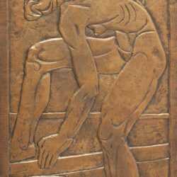 Sculpture By Dudley Vaill Talcott: Woman In Shower At Childs Gallery
