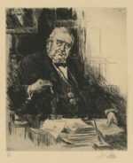 Print by Dwight C. Sturges: Chairman of the Board, represented by Childs Gallery