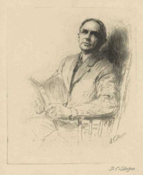 Print by Dwight C. Sturges: Mr. James Morgan, represented by Childs Gallery