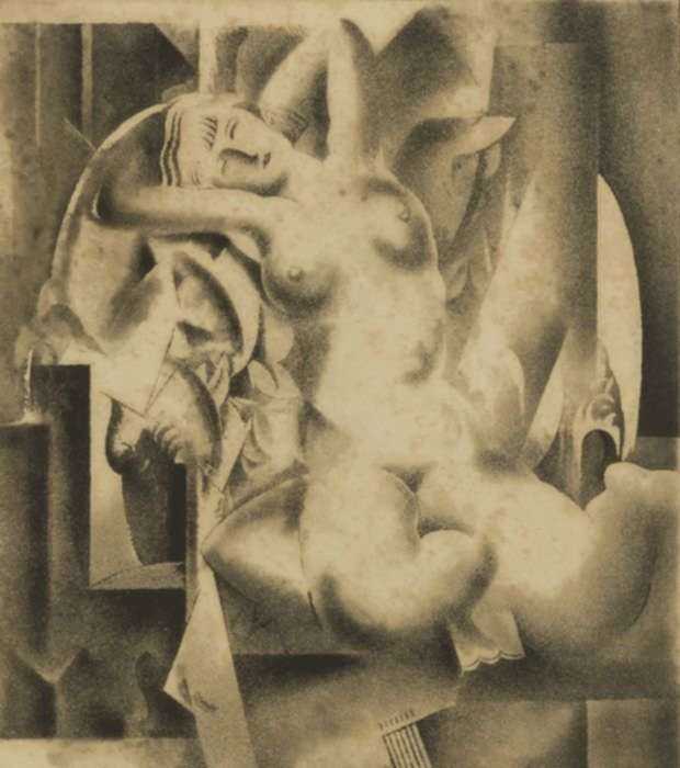 Print by Earl Horter: [Nude], represented by Childs Gallery