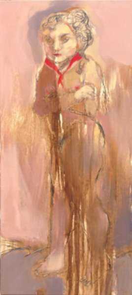 Painting by Edel Bordon: Woman at Age 70, represented by Childs Gallery