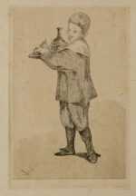 Print by Edouard Manet: Enfant Portant un Plateau (The Boy Carrying a Tray), represented by Childs Gallery