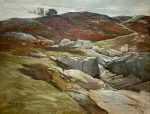 Painting by Edward A. Page: The Rock Hill, Autumn, available at Childs Gallery, Boston