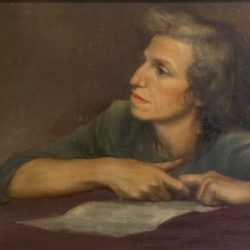 Painting by Edward Laning: Portrait of Jessie, available at Childs Gallery, Boston