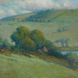 Painting by Edward A. Page: [New England Hillsides], represented by Childs Gallery