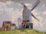 Painting by Edward Louis Laurenson: Cross-In-Hand-Mill [Sussex, England], represented by Childs Gallery
