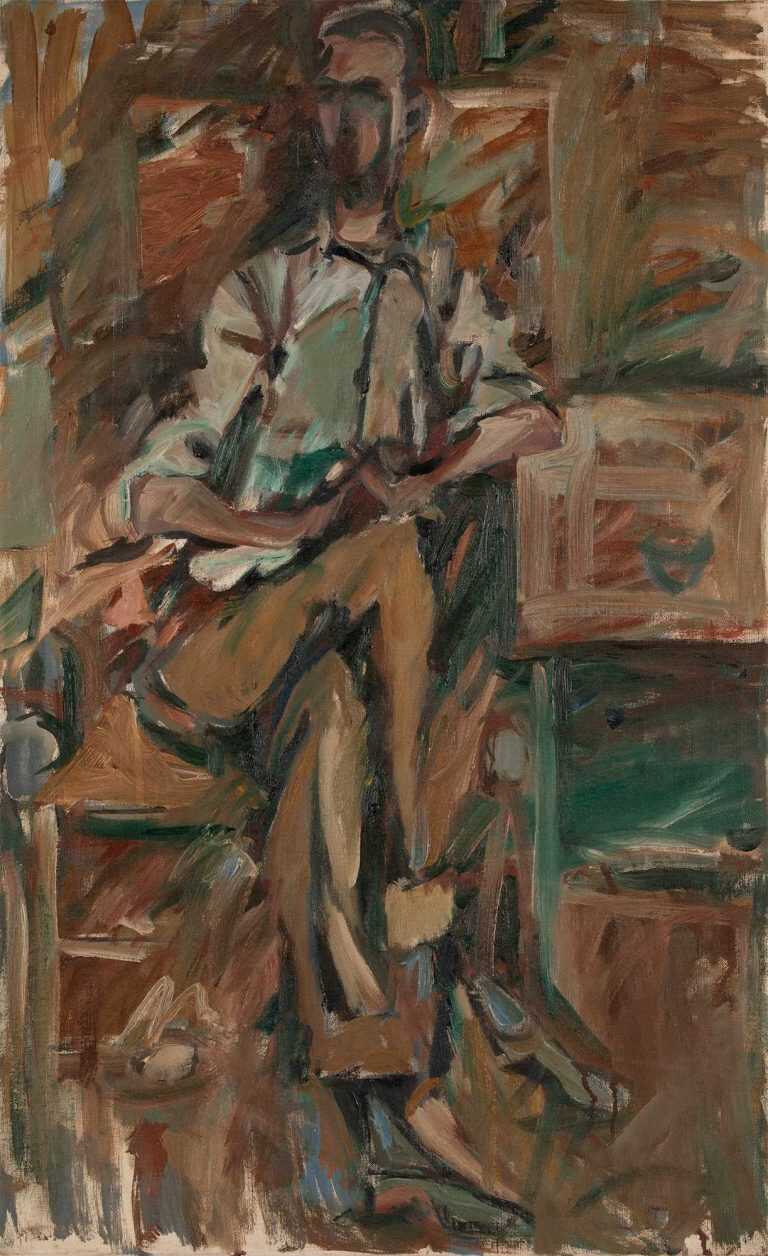 By Elaine De Kooning: Bill Brown At Childs Gallery