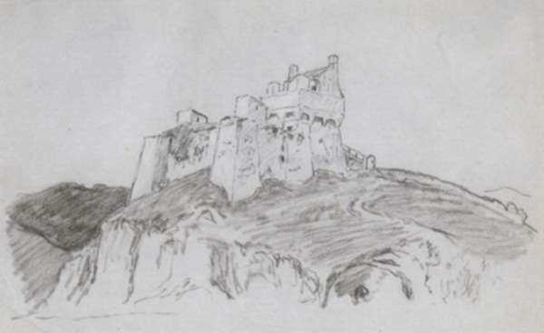 Drawing by Elihu Vedder: A Palisade, represented by Childs Gallery
