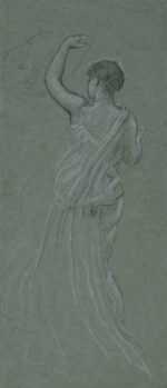 Drawing by Elihu Vedder: Sketch for First Pleiades, represented by Childs Gallery