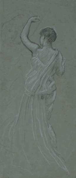 Drawing by Elihu Vedder: Sketch for First Pleiades, represented by Childs Gallery