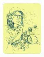 Print by Emily Lombardo: Send Pics, available at Childs Gallery, Boston