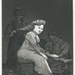Print By Emily Lombardo: Plate 31: She Prays For Her, From The Caprichos At Childs Gallery