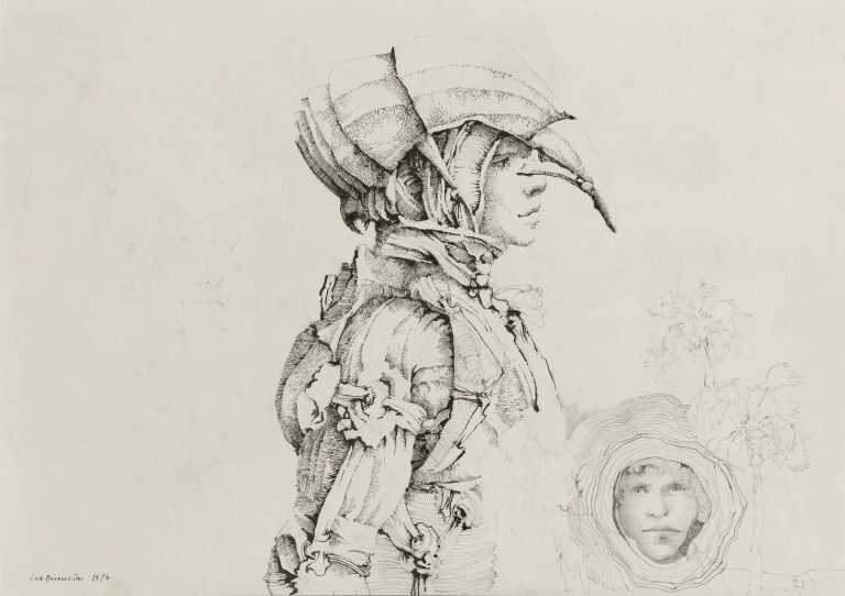 Drawing By Erik Desmazières: Le Prince De Thulé At Childs Gallery