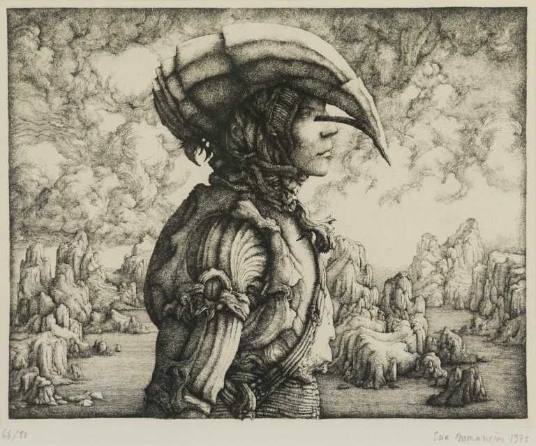 Print By Erik Desmazières: Le Prince De Thulé At Childs Gallery