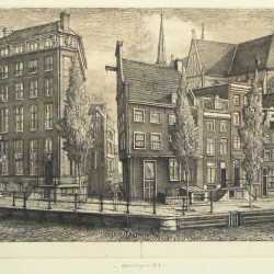 Print By Erik Desmazières: Views Of Amsterdam: Herengracht (vues D'amsterdam: Herengracht) At Childs Gallery