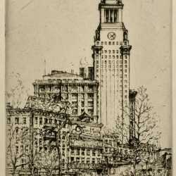 Print by Ernest D. Roth: Union Square, NYC, available at Childs Gallery, Boston