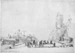 Print by Ernest Stephen Lumsden: Douglas St., Victoria [British Columbia, Canada], represented by Childs Gallery