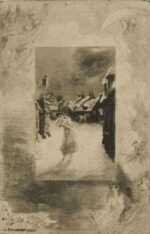 Print by Félix Buhot: Le Bas-Hamet, represented by Childs Gallery