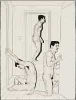 Ink Wash By Felipe Chavez: Hide, These Walls Can Hear Us At Childs Gallery