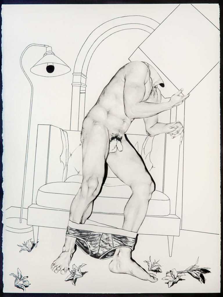 Drawing By Felipe Chavez: Let Me Sit Inside My Room At Childs Gallery