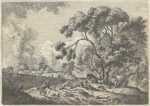 Print by Ferdinand Kobell: [Workers in the Countryside], represented by Childs Gallery