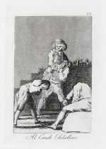 Print By Francisco José De Goya Y Lucientes: Al Conde Palatino At Childs Gallery