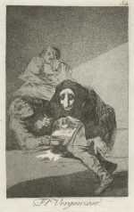Print By Francisco José De Goya Y Lucientes: El Vergonzoso At Childs Gallery