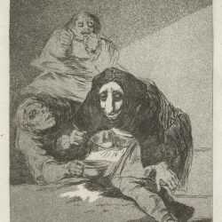 Print By Francisco José De Goya Y Lucientes: El Vergonzoso At Childs Gallery
