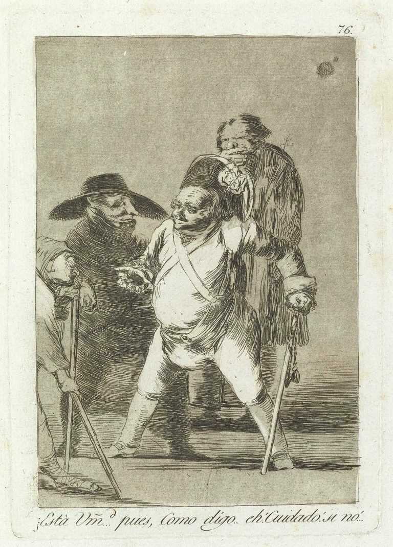 Print By Francisco José De Goya Y Lucientes: ¿està Umd...pues, Como Digo..eh! Cuidado! Si No... [you Understand?... Well, As I Say... Eh! Look Out! Otherwise...] At Childs Gallery