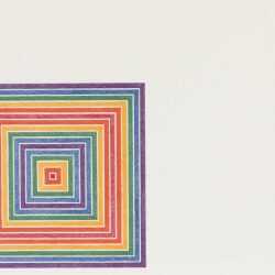 Print By Frank Stella: Honduras Lottery Co., From Multicolored Squares, State Ii At Childs Gallery
