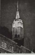 Print by Frederick Mershimer: Empire State, represented by Childs Gallery