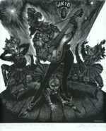 Print by Fritz Eichenberg: Fables with a Twist: The Wolf and the Little Kids, represented by Childs Gallery