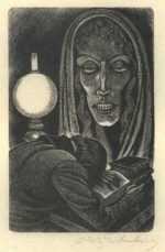 Print by Fritz Eichenberg: Tales of Poe (Berenice), represented by Childs Gallery