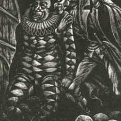 Print by Fritz Eichenberg: Tales of Poe (The Cask of Amontillado), represented by Childs Gallery