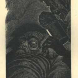 Print by Fritz Eichenberg: Tales of Poe (The Tell-Tale Heart), represented by Childs Gallery