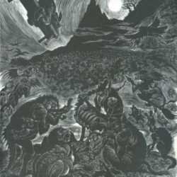 Print by Fritz Eichenberg: The Adventures of Simplicius Simplicissimus: The Witches' Da, represented by Childs Gallery