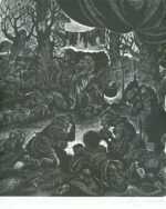 Print by Fritz Eichenberg: The Adventures of Simplicius Simplicissimus: The Merode Brot, represented by Childs Gallery