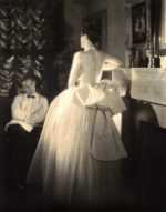 Photograph by George Platt Lynes: [Chuck Howard and Fashion Model], available at Childs Gallery, Boston