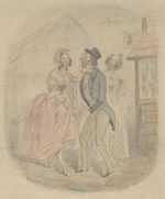 Drawing by George Cruikshank: The Good-Natured Man, represented by Childs Gallery