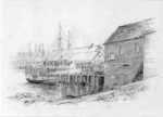 Drawing by George F. Bosworth: [Gloucester (Massachusetts)], represented by Childs Gallery