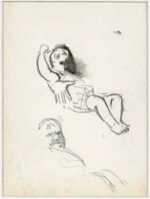 Drawing by George Luks: [Studies of a Child], represented by Childs Gallery