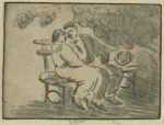 Print by George Overbury (Pop) Hart: The Old Story, represented by Childs Gallery