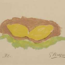 Print by Georges Braque: Les Citrons, represented by Childs Gallery