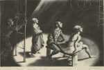 Print by Georges Schreiber: Without a Net, represented by Childs Gallery