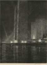 Print by Gerald K. Geerlings: Grand Canal, America, represented by Childs Gallery