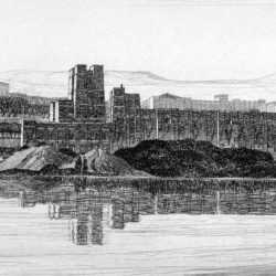 Print by Gerald K. Geerlings: West Point, represented by Childs Gallery