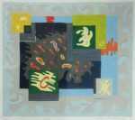 Watercolor by Giles Laroche: Arrangement of Lichens and Algae, represented by Childs Gallery