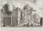 Print by Giovanni Battista Piranesi: Urne, cippi, e vasi cenerari di marmo nella Villa Corsini (Urns, stelae, and cinerary vases of marble), available at Childs Gallery, Boston